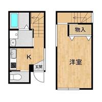 茨城県土浦市神立町(一戸建)の賃貸物件の間取り