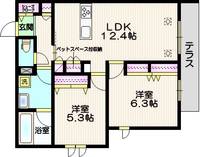 物件の間取り画像