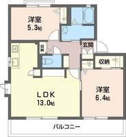 物件の間取り画像