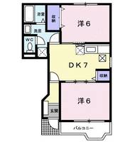 マロンハイムの間取り