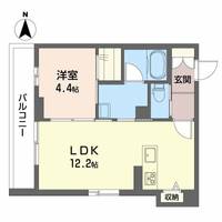 山形県山形市桜田東3(マンション)の賃貸物件の間取り