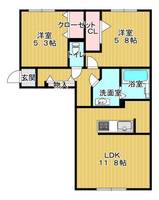 物件の間取り画像