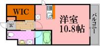 広島県広島市南区東雲本町1(マンション)の賃貸物件の間取り