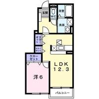福島県いわき市小名浜住吉字飯塚(アパート)の賃貸物件の間取り