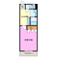 静岡県浜松市中央区初生町(マンション)の賃貸物件の間取り