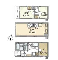 東京都荒川区町屋6(一戸建)の賃貸物件の間取り