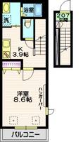 東京都品川区旗の台6(マンション)の賃貸物件の間取り