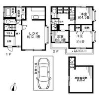 東京都町田市野津田町(一戸建)の賃貸物件の間取り