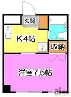 埼玉県狭山市祇園(マンション)の賃貸物件の間取り