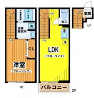 東京都世田谷区松原5(アパート)の賃貸物件の間取り