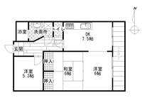 シャトー住吉の間取り