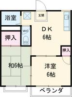コーポ柿ノ木の間取り