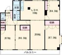 福室ハイツの間取り