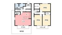 兵庫県西宮市段上町1(一戸建)の賃貸物件の間取り