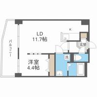 ビッグパレス中島公園の間取り