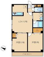 東京都大田区山王3(マンション)の賃貸物件の間取り