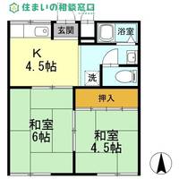 愛知県碧南市久沓町4(アパート)の賃貸物件の間取り
