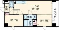 プレステージ12番館の間取り
