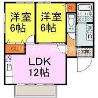 兵庫県姫路市網干区興浜(アパート)の賃貸物件の間取り