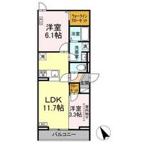 神奈川県相模原市緑区橋本7(アパート)の賃貸物件の間取り