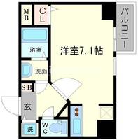 大阪府大阪市浪速区元町2(マンション)の賃貸物件の間取り