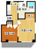 ハイム南林間の間取り