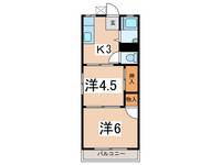 パナハイツ田中の間取り