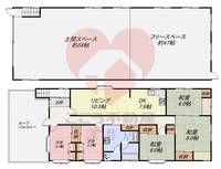 大阪府泉北郡忠岡町忠岡北1(一戸建)の賃貸物件の間取り