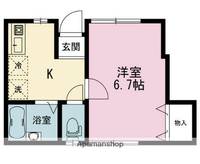 神奈川県横須賀市久比里1(アパート)の賃貸物件の間取り