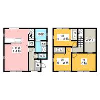 岐阜県大垣市荒川町(一戸建)の賃貸物件の間取り