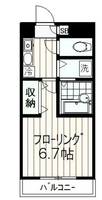 東京都八王子市大塚(マンション)の賃貸物件の間取り