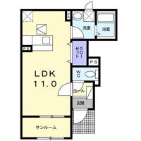 メゾンド・クリスタルBの間取り