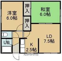 本通1丁目アパート(ホンドオリイッチョウメアパート)の間取り