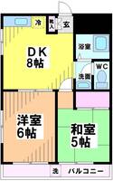 東京都杉並区成田西2(マンション)の賃貸物件の間取り