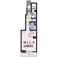 広島県福山市千代田町1(アパート)の賃貸物件の間取り