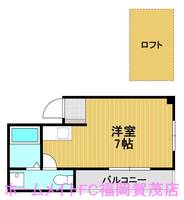 福岡県福岡市城南区長尾5(アパート)の賃貸物件の間取り