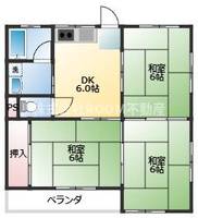 第2コアサンハイツの間取り