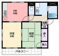 フレグランス浜甲子園B棟の間取り