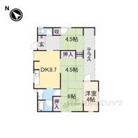 滋賀県甲賀市水口町梅が丘(一戸建)の賃貸物件の間取り