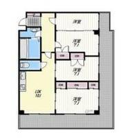 東京都練馬区東大泉3(マンション)の賃貸物件の間取り