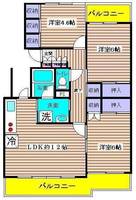 三郎山ハイツの間取り