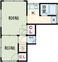大和荘 別棟の間取り
