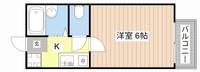 滋賀県東近江市八日市金屋3(アパート)の賃貸物件の間取り