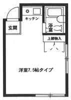 オオノキコーポパートIIの間取り