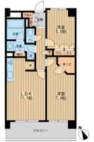 HF若林公園レジデンスの間取り