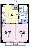 福島県郡山市富久山町福原字神明(アパート)の賃貸物件の間取り