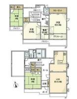 神奈川県川崎市多摩区長尾6(一戸建)の賃貸物件の間取り