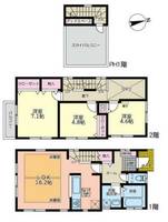 神奈川県藤沢市辻堂東海岸4(一戸建)の賃貸物件の間取り