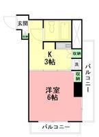 神奈川県大和市桜森2(マンション)の賃貸物件の間取り