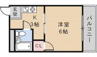 シャトー八坂の間取り
